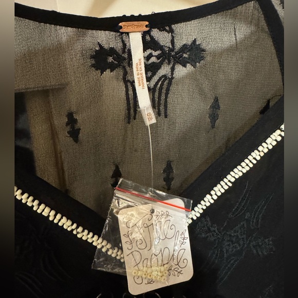 Free People Black Dark Horse Southwestern Maxi Dress -XS-$298 MSRP - Picture 10 of 10